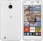 Hoesje CoolSkin3T - Telefoonhoesje voor Microsoft Lumia 850 - Transparant wit