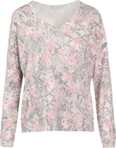 Cassis Dames Trui met slangen en bloemenprint - Maat S/M