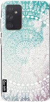 Casetastic Samsung Galaxy A72 (2021) 5G / Galaxy A72 (2021) 4G Hoesje - Softcover Hoesje met Design - Rainbow Mandala Print