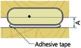 Q-Lon 3126 tochtstrip zelfklevend plat per 25M grijs