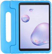Kinder Tablethoes met Handvat Blauw Geschikt voor Samsung Galaxy Tab A7 (2020 / 2022) - Tablethoes Kindvriendelijk - Beschermhoes voor Kinderen - Shockproof - met Standaard - Tegen Vallen
