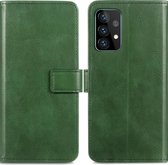 Samsung Galaxy A72 Hoesje met Pasjeshouder - iMoshion Luxe Booktype - Groen