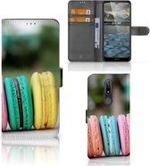 GSM Hoesje Nokia 2.4 Flipcover Maken Macarons