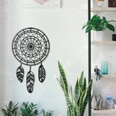 Metalen Wanddecoratie Dreamcatcher (57x99 cm)