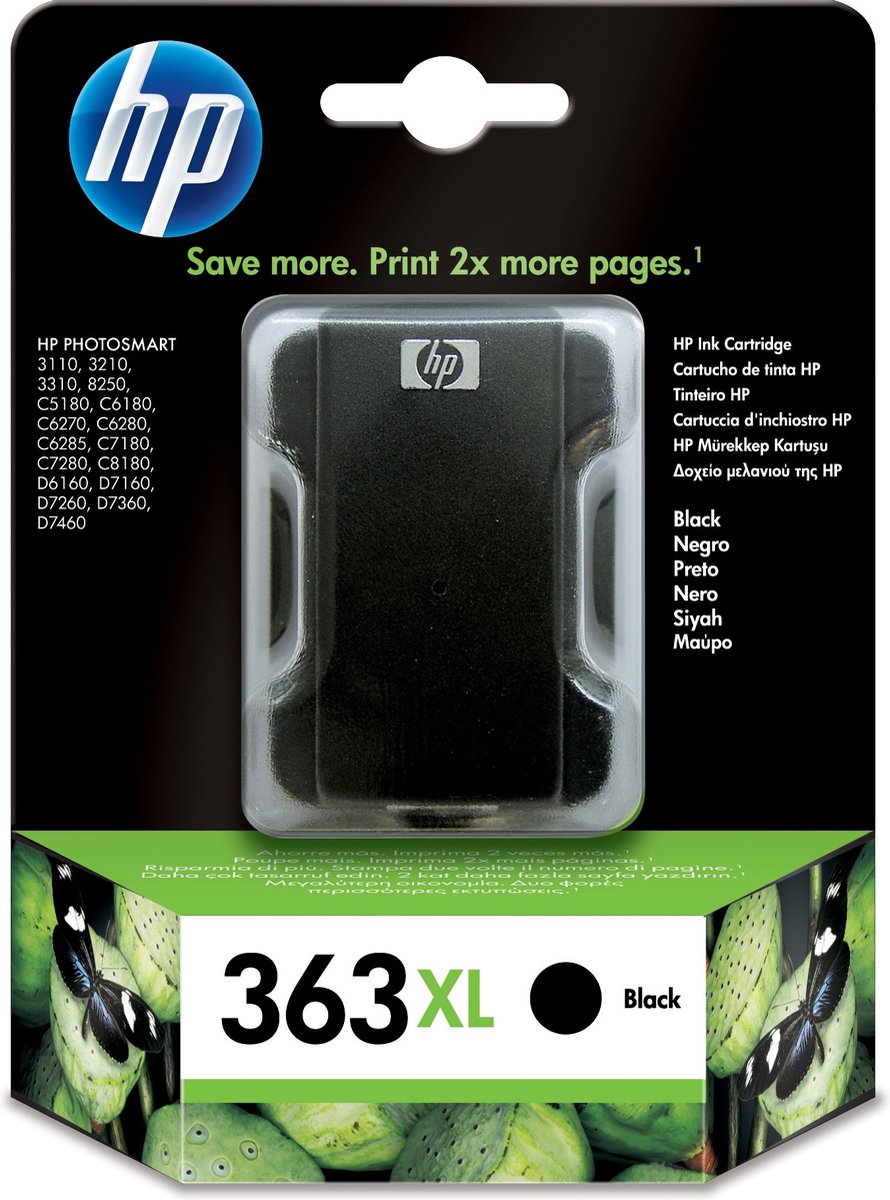 HP 363XL - Inktcartridge / Zwart / Hoge Capaciteit