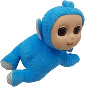 Teletubbies / Tiddlytubbies - Mi-Mi (blauw in kruipende houding) - Pluche Knuffel - Knuffelpop - 24 cm