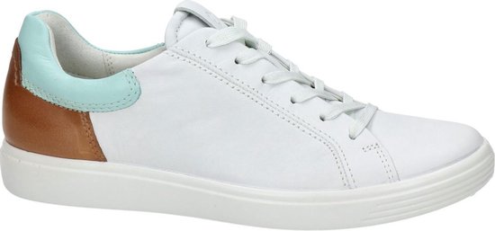 oogopslag Cumulatief Lastig Ecco Soft 7 dames sneaker - Wit multi - Maat 35 | bol.com