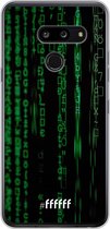 LG G8 ThinQ Hoesje Transparant TPU Case - Hacking The Matrix #ffffff