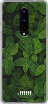 OnePlus 8 Hoesje Transparant TPU Case - Jungle Greens #ffffff