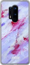 OnePlus 8 Pro Hoesje Transparant TPU Case - Abstract Pinks #ffffff