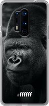 OnePlus 8 Pro Hoesje Transparant TPU Case - Gorilla #ffffff