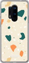 OnePlus 8 Pro Hoesje Transparant TPU Case - Terrazzo N°1 #ffffff