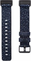 Fitbit Charge HR 4, Woven Band, Midnight, Small