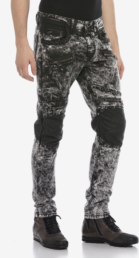 Jeans Mimetici Da Uomo Cipo & Baxx NATO Denim Taglio Dritto CD859 - Foto 11