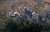 Schilderij Atmosfeer Jupiter - Plexiglas - Zonnestelsel - 120 x 80 cm