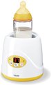 Beurer BY 52 Fles- en babyvoedingsverwarmer – Verwarmen en warm houden – Digitale temp weergave – LED display – Geschikt voor gangbare potjes/flesjes – Indicatielamp – Automatische uitschakeling - Deksel