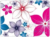 Muismat fleurige bloemen - Sleevy - mousepad - Collectie 100+ designs