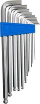 JBM Tools | Set van 11 inbus sleutels "l" met ronde einde