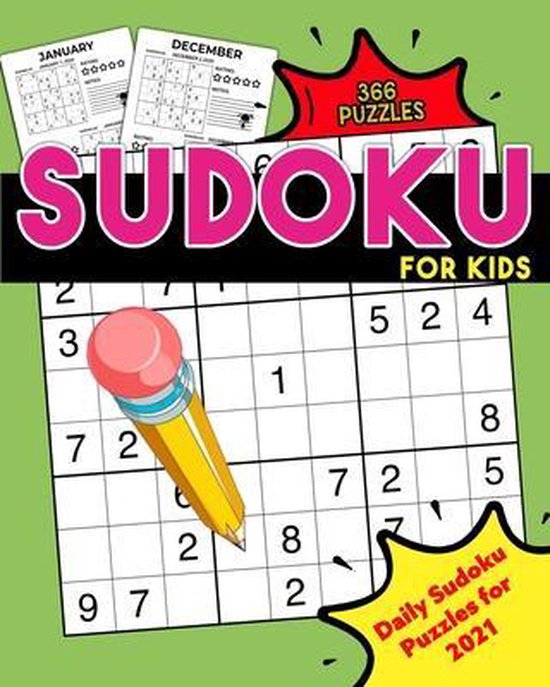 Sudoku For Kids Daily Sudoku Puzzles For 2021 Jessie Grate 