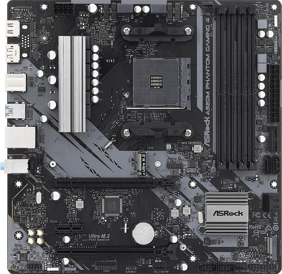 Asrock A520M Phantom Gaming 4 AMD A520 Socket AM4 micro ATX