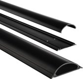 Hama PVC-kabelkanaal Halfrond 100/7/2,1 Cm Zwart