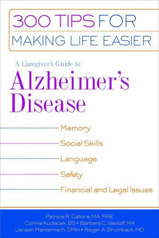 A Caregiver's Guide to Alzheimer's Disease - cover