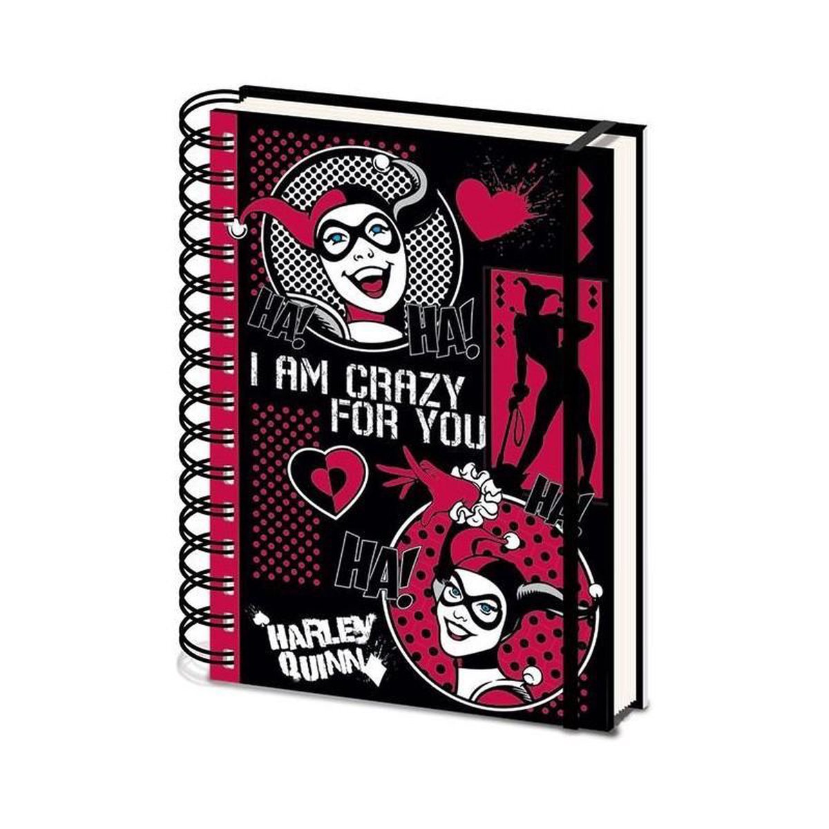 Harley Quinn - Retro A5 Wiro Notebook