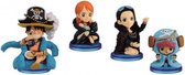 ONE PIECE - Figurine WCF Straw Hat Pirates - Assort. 4 Characters