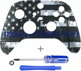 Controller Behuizing Shell - Xbox Draadloze Controller – Series X & S - Blue Stripe US