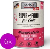 MAC’s Superfood Kattenvoer Natvoer Blik – 99% Paardenvlees – 6 x 400g