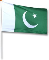 Vlag Pakistan 100x150 cm.