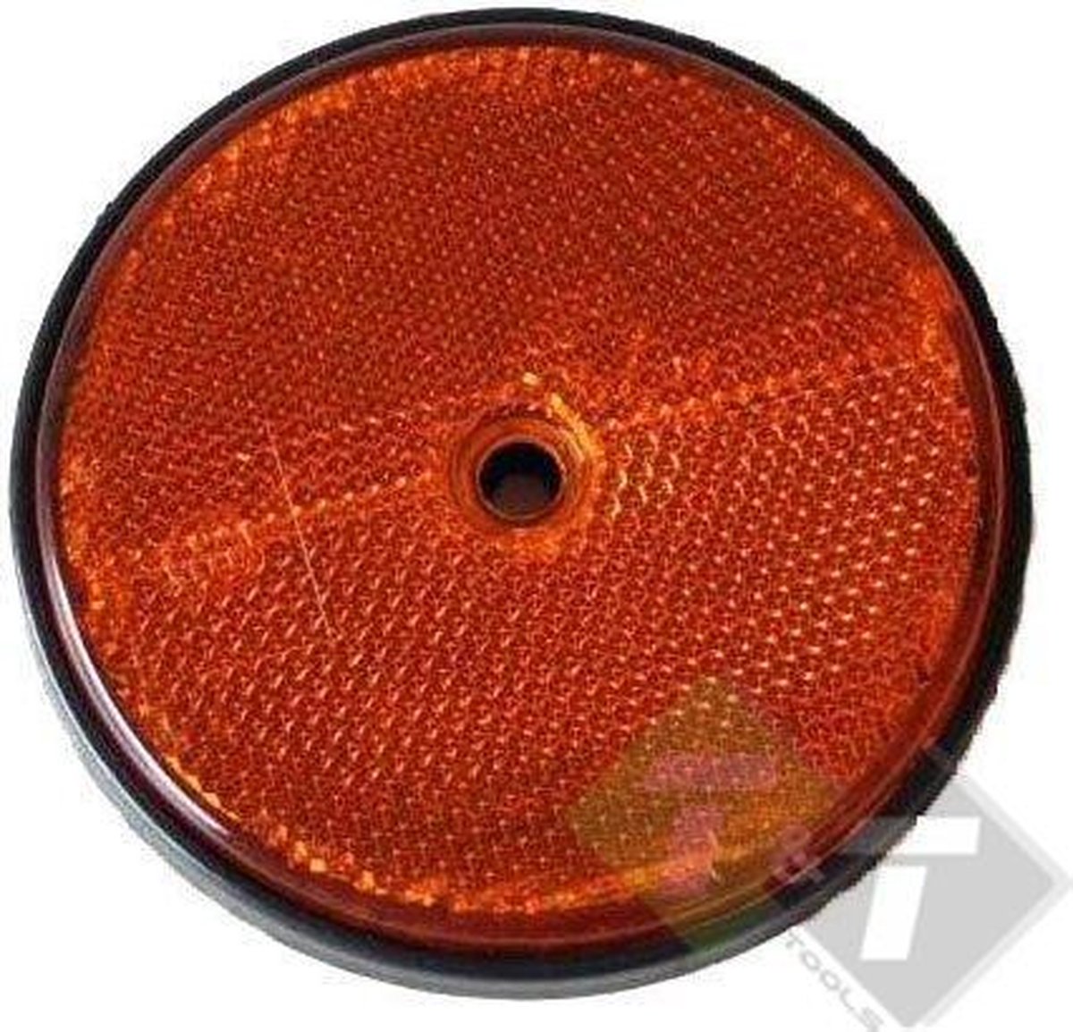 Reflector Oranje rond, 60mm, E3 gekeurd