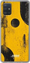 6F hoesje - geschikt voor Samsung Galaxy A52 - Transparant TPU Case - Black And Yellow #ffffff