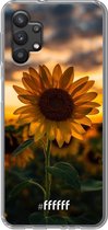 6F hoesje - geschikt voor Samsung Galaxy A32 5G -  Transparant TPU Case - Sunset Sunflower #ffffff