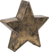 Décoration étoile | 28 * 7 * 27 cm | Marron | Métal | Étoile | Clayre & Eef | 6Y3895