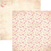 RP0329 Springtime Collection - Butterflies Double-sided patterned paper 12x12 200 gsm