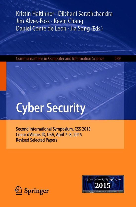 Springer Nature Proceedings Computer Science - Cyber Securit ... - cover