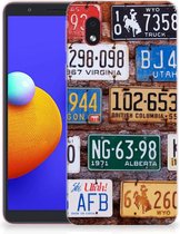 Hippe Hoesjes Geschikt voor Samsung Galaxy A01 Core Telefoon Hoesje Kentekenplaten