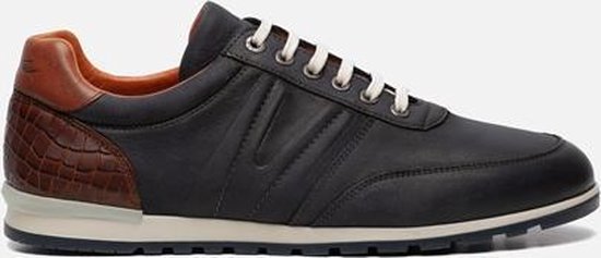 Van Lier Anzano sneakers blauw - Maat 43 | bol.com