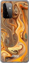 6F hoesje - geschikt voor Samsung Galaxy A72 -  Transparant TPU Case - Brownie Caramel #ffffff