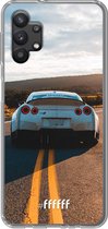 6F hoesje - geschikt voor Samsung Galaxy A32 5G -  Transparant TPU Case - Silver Sports Car #ffffff