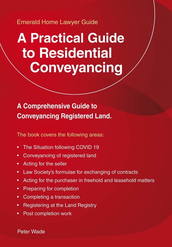 A Practical Guide to Residential Conveyancing - cover