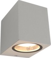 Olucia Corella - Moderne Buiten wandlamp - Aluminium - Grijs