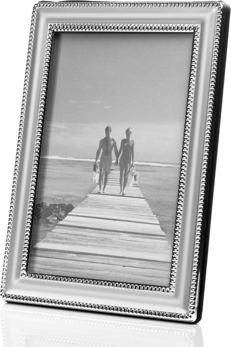 Alle lijsten AL - Mat/Glanzend Parel - Fotolijst - 13 x 18 cm zilver