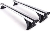 Farad Dakdragers - Peugeot 4007 2007 t/m 2012 - Open Dakrail - 100kg Laadvermogen - Aluminium - Wingbar - Luxset