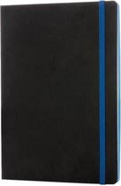 Xd Collection Notitieboek Soft Cover A5 Pu/papier Zwart/blauw