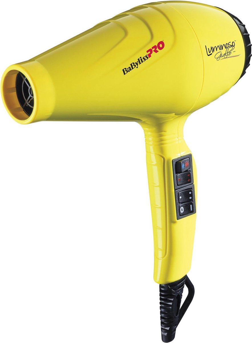 babyliss PRO Luminoso - Föhn  - Geel