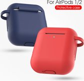 Airpods hoesje - 4 x siliconen hoesje case - TWS i12 hoesje geschikt voor Airpod 1 en Airpod 2