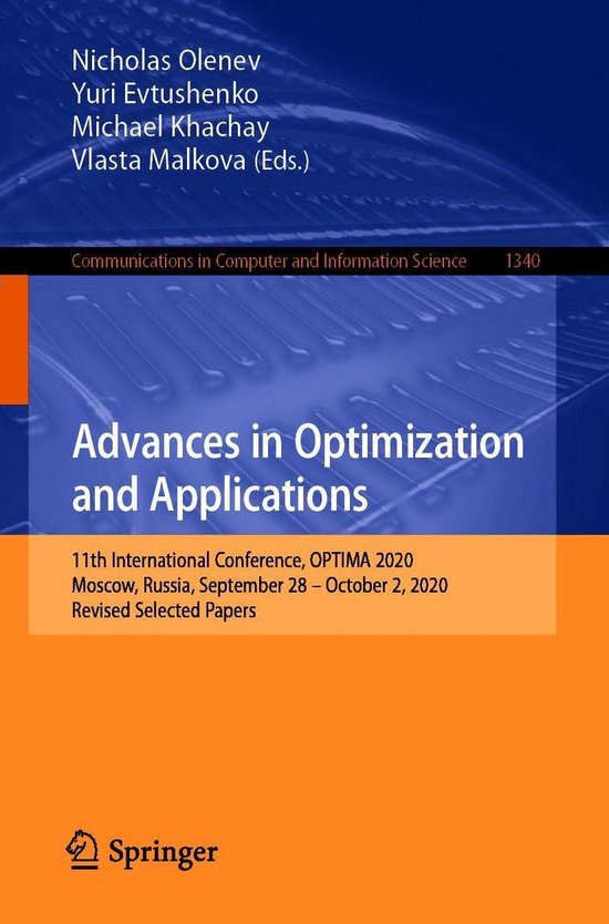 Springer Nature Proceedings Computer Science - Advances in O ... - cover