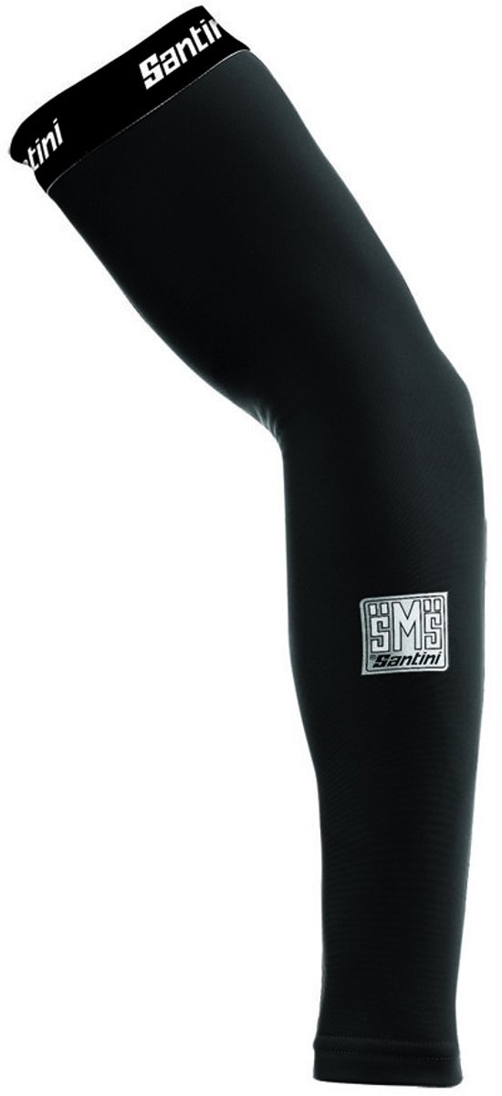 Santini Armwarmers Zwart Unisex - Totum Thermofleece Arm Warmers Black - XS/S